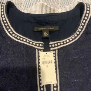 New banana republic embroidery dress
